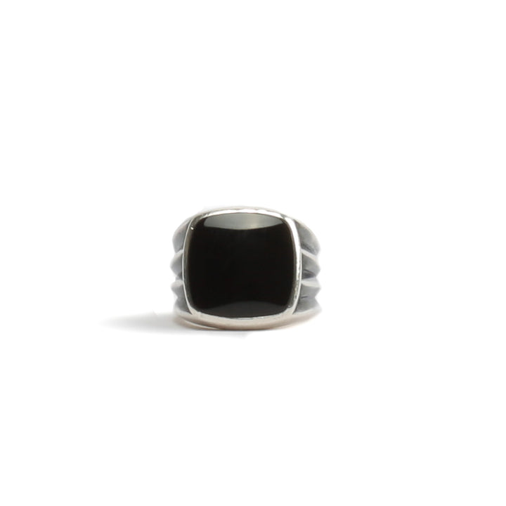 DAVID Yurman Knife Edge Ring con Black Onyx - Venta final