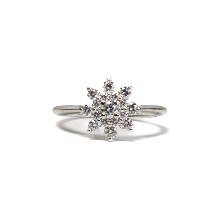 Tiffany & Co. Anillo de diamantes de flores - venta final