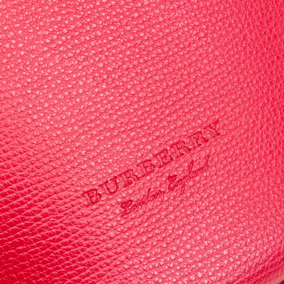 Burberry Lorne Bucket Bag - Rojo