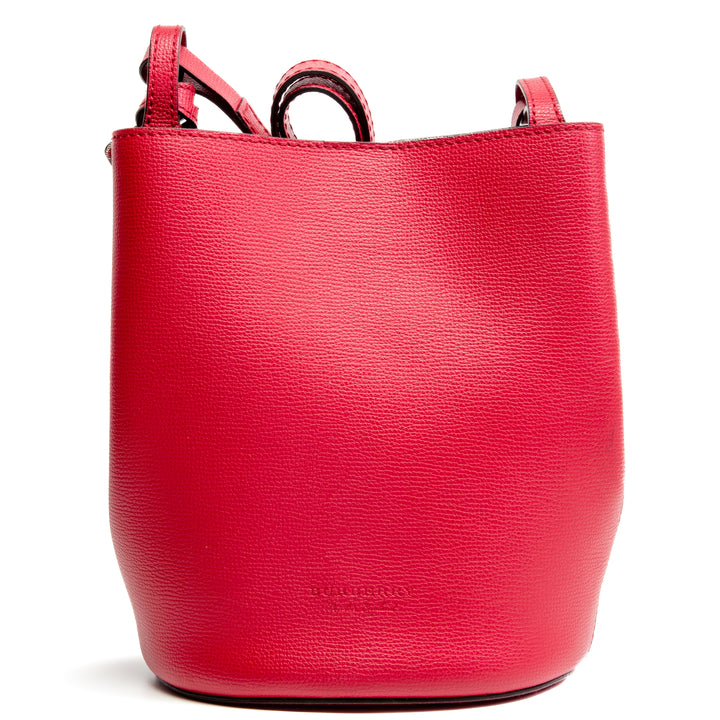 Burberry Lorne Bucket Bag - Rojo