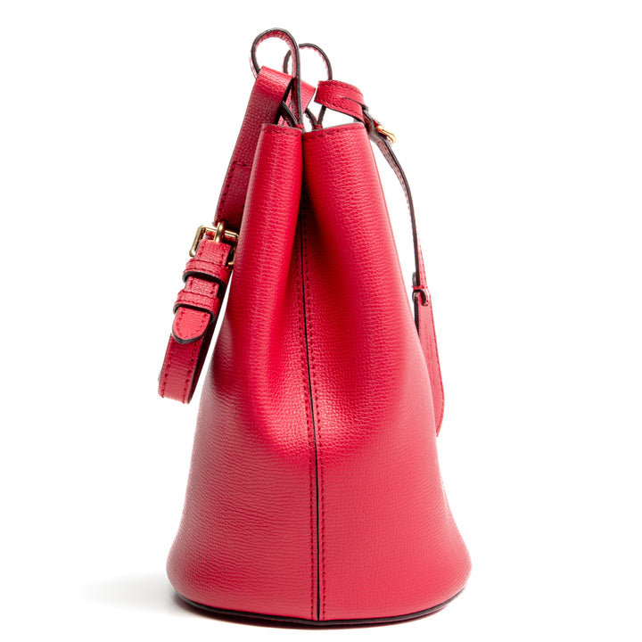 Burberry Lorne Bucket Bag - Rojo