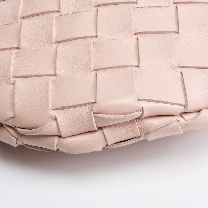 Bottega Veneta Intrecciato Mini Sardine Shoulder Bag - Lotus Pink