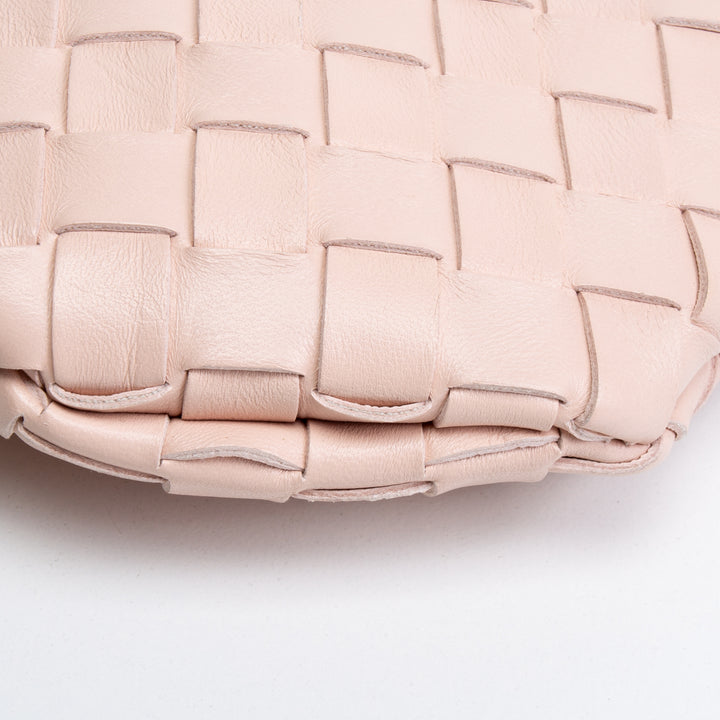 Bottega Veneta Intrecciato Mini Sardine Shoulder Bag - Lotus Pink