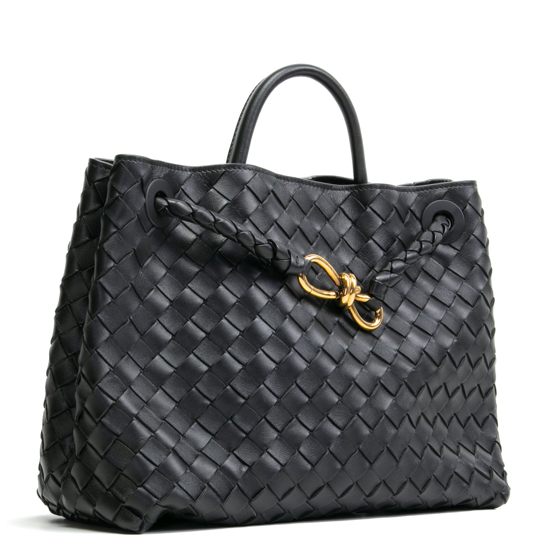 Bottega Veneta Intrecciato Andiamo - Negro