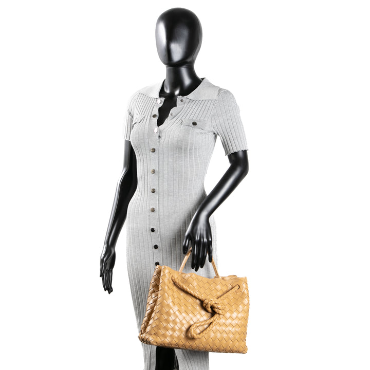 Bottega Veneta Medium Andiamo Bag Dark Paline - Outlet Final Sale