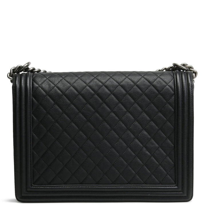 Bolsa de chico dúo grande de Chanel acolchado - negro