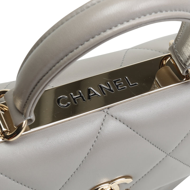 CHANEL TENDY CC Lambskin Many Many - Gray