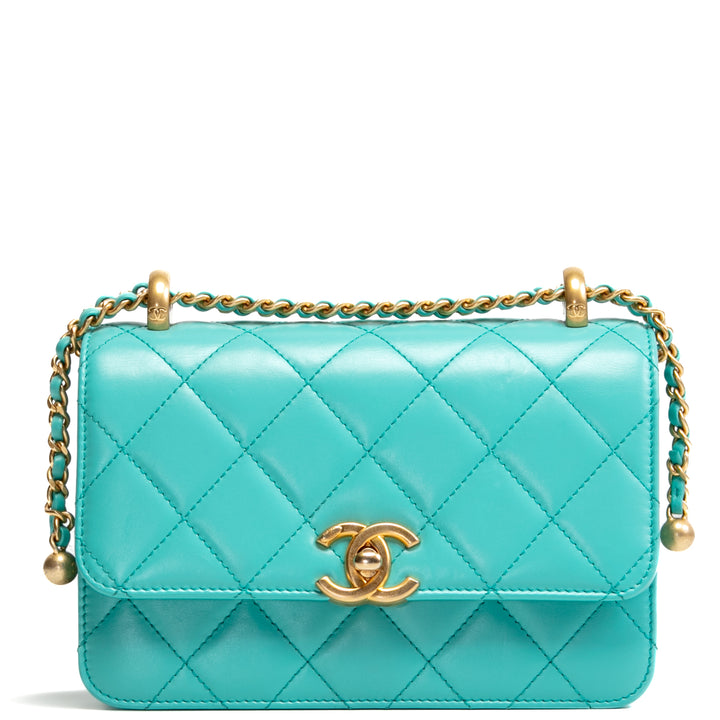 Chanel Mini Perfect Fit Flap - Turquesa