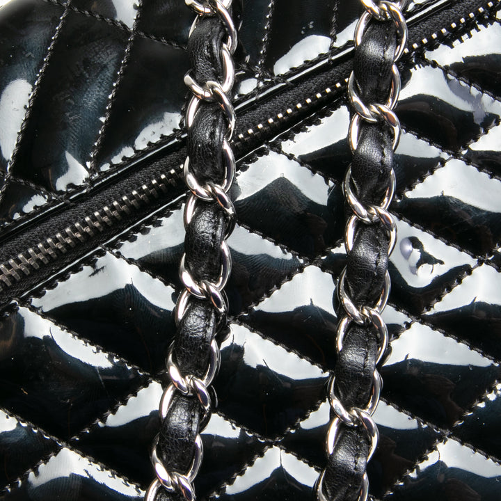 CHANEL Patent Kaleidoscope Chain Shoulder Bag - Black - OUTLET FINAL SALE