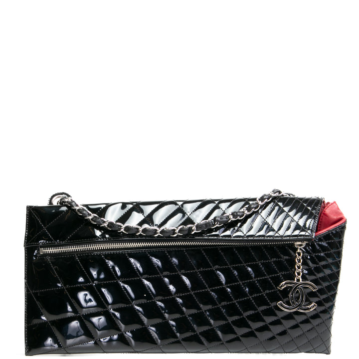 CHANEL Patent Kaleidoscope Chain Shoulder Bag - Black - OUTLET FINAL SALE