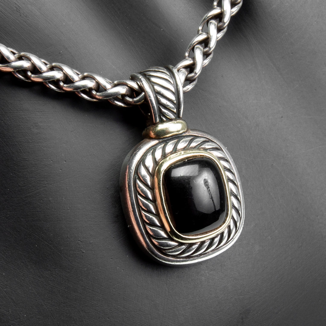 Collar colgante de David Yurman Onyx Albion - Venta final