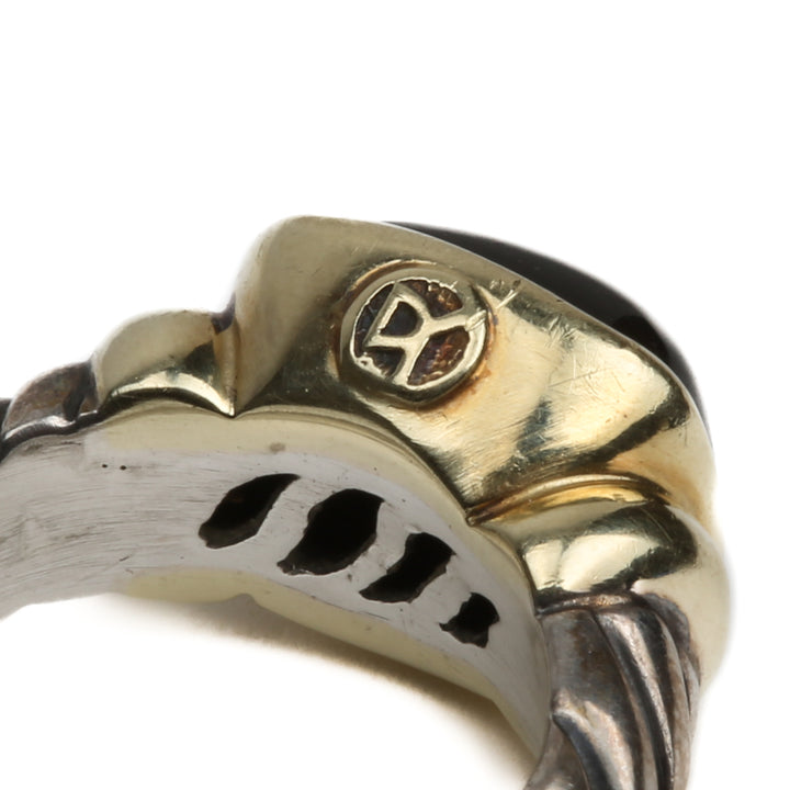 David Yurman Onyx NoBlesse Cocktail Ring - Venta final