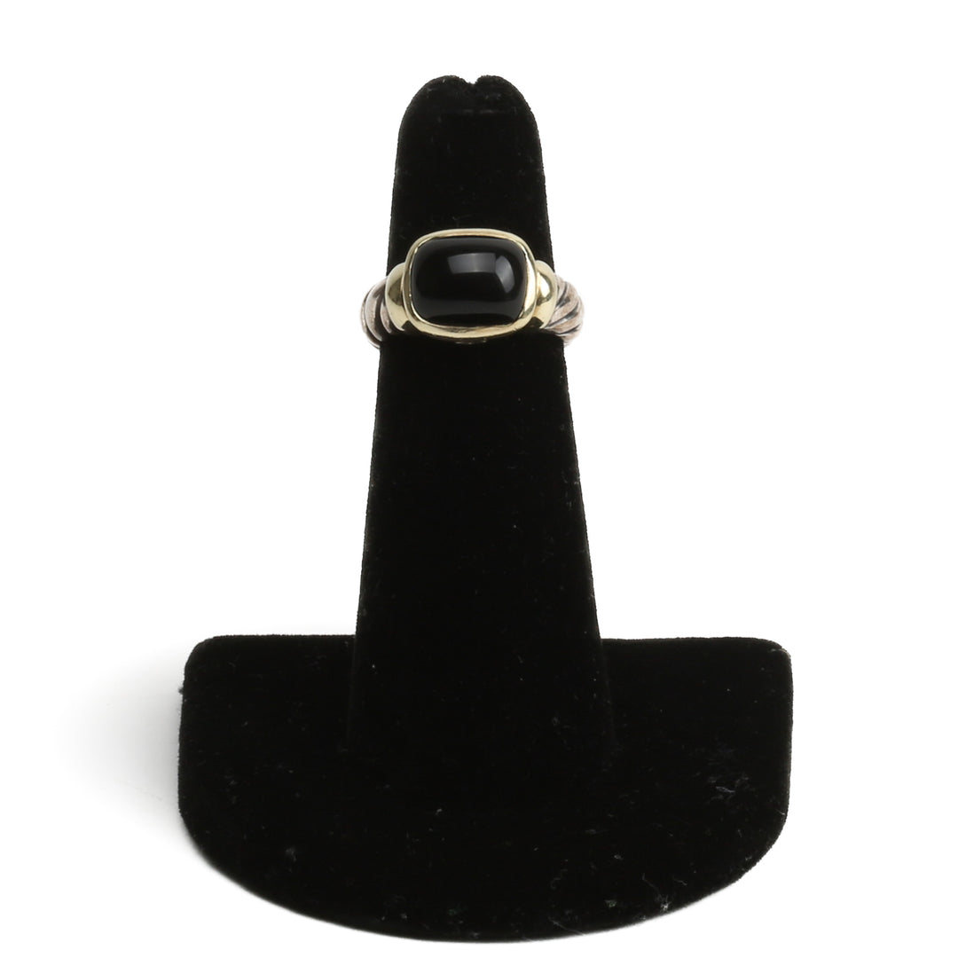 David Yurman Onyx NoBlesse Cocktail Ring - Venta final