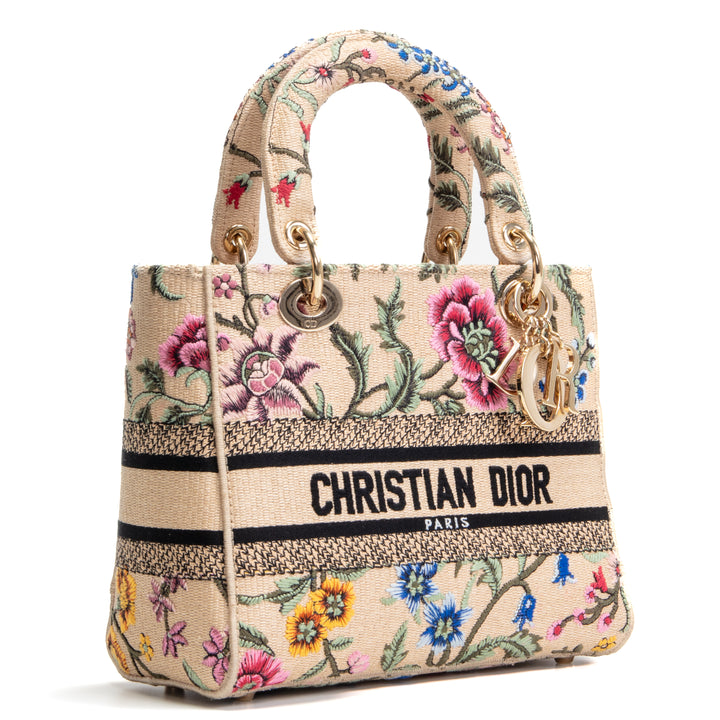 Christian Dior - Medium Petite Fleurs Lady D -Lite