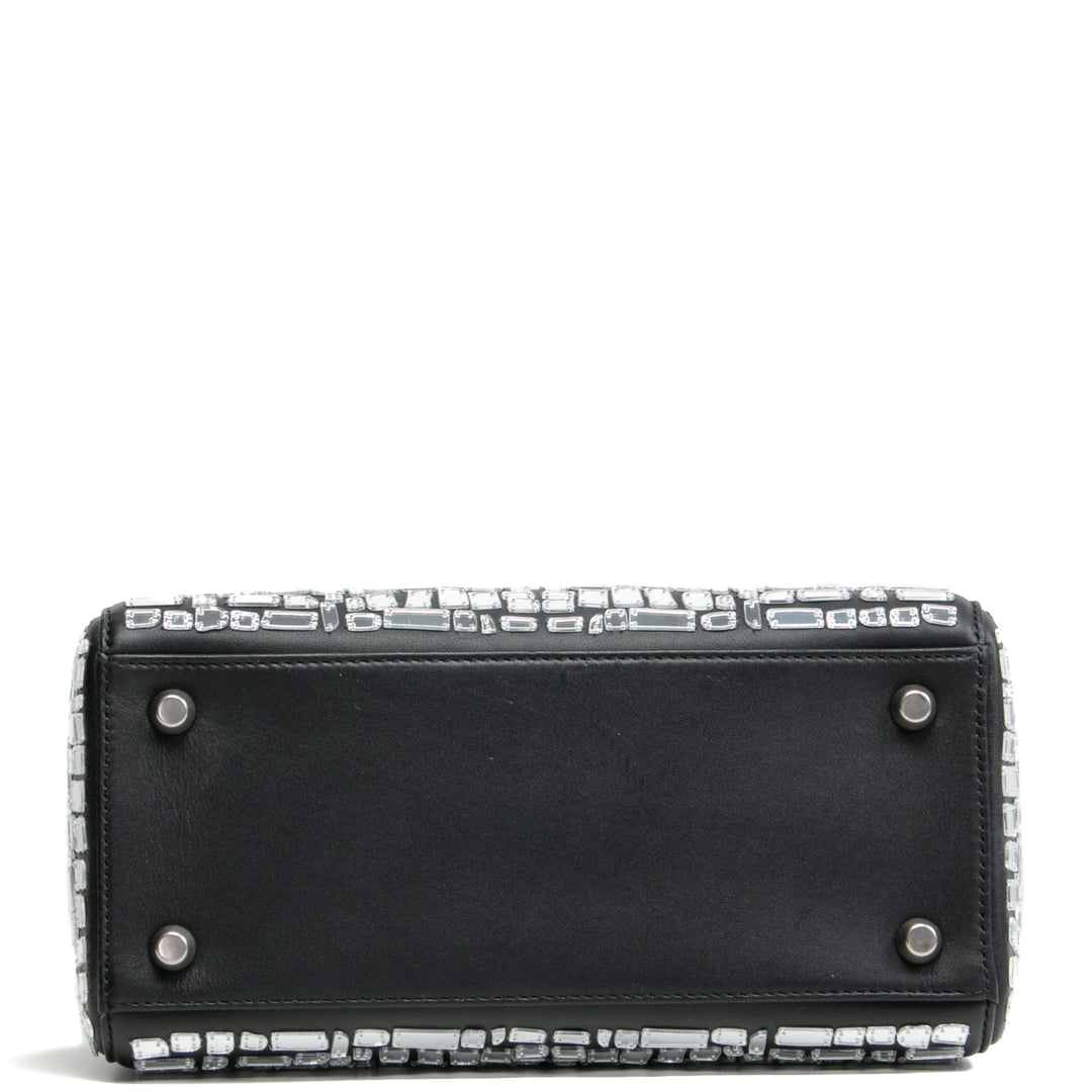 Christian Dior Mosaic de Mirrors Bag Lady Dior - Outlet Black Outlet Venta