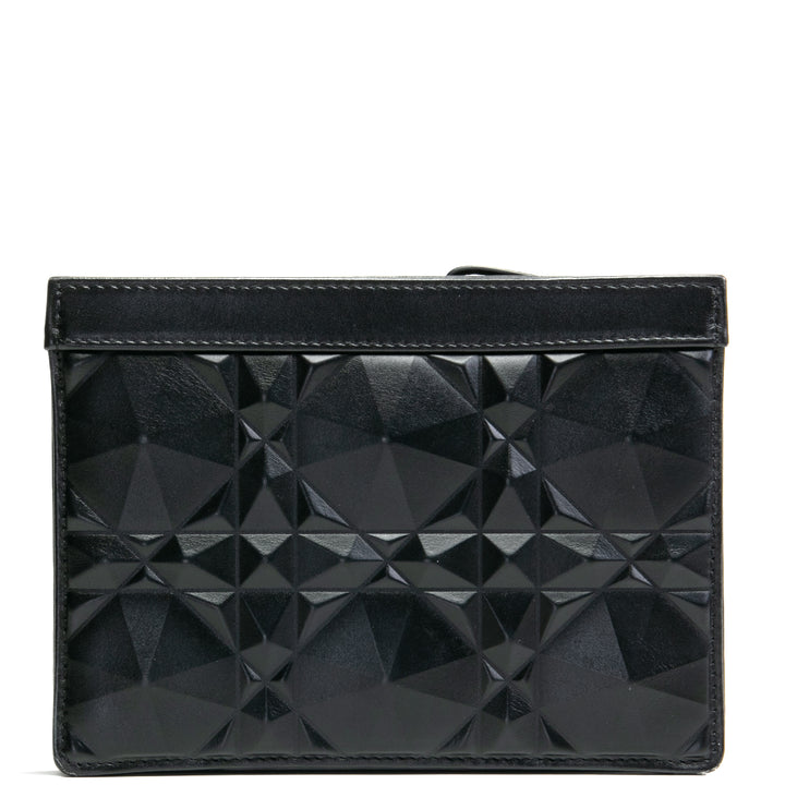 Dior Caro con cremallera con la cadena de diamantes Motif canglaros- Negro