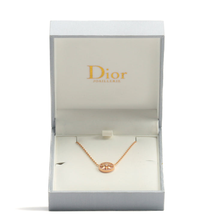 Christian Dior 18k Rose des Vents Collar de colgante de diamantes - Venta final