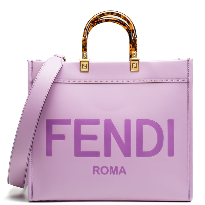 Fendi Medium Sunshine Shopper Tote - lila