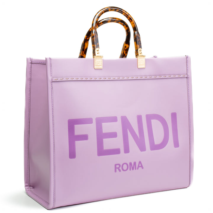 Fendi Medium Sunshine Shopper Tote - lila