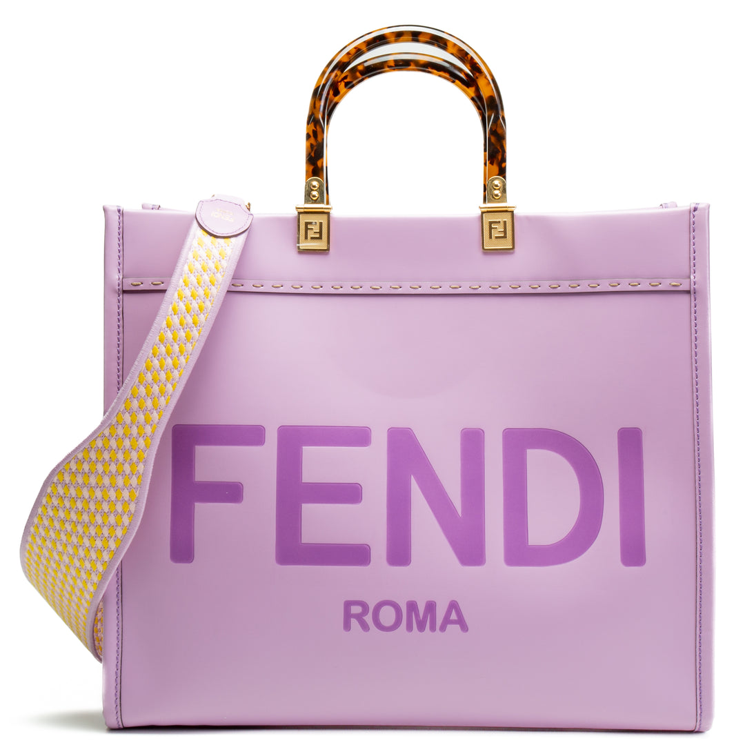 Fendi Medium Sunshine Shopper Tote - lila