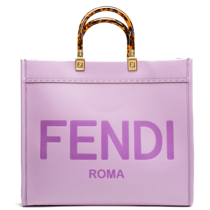 Fendi Medium Sunshine Shopper Tote - lila