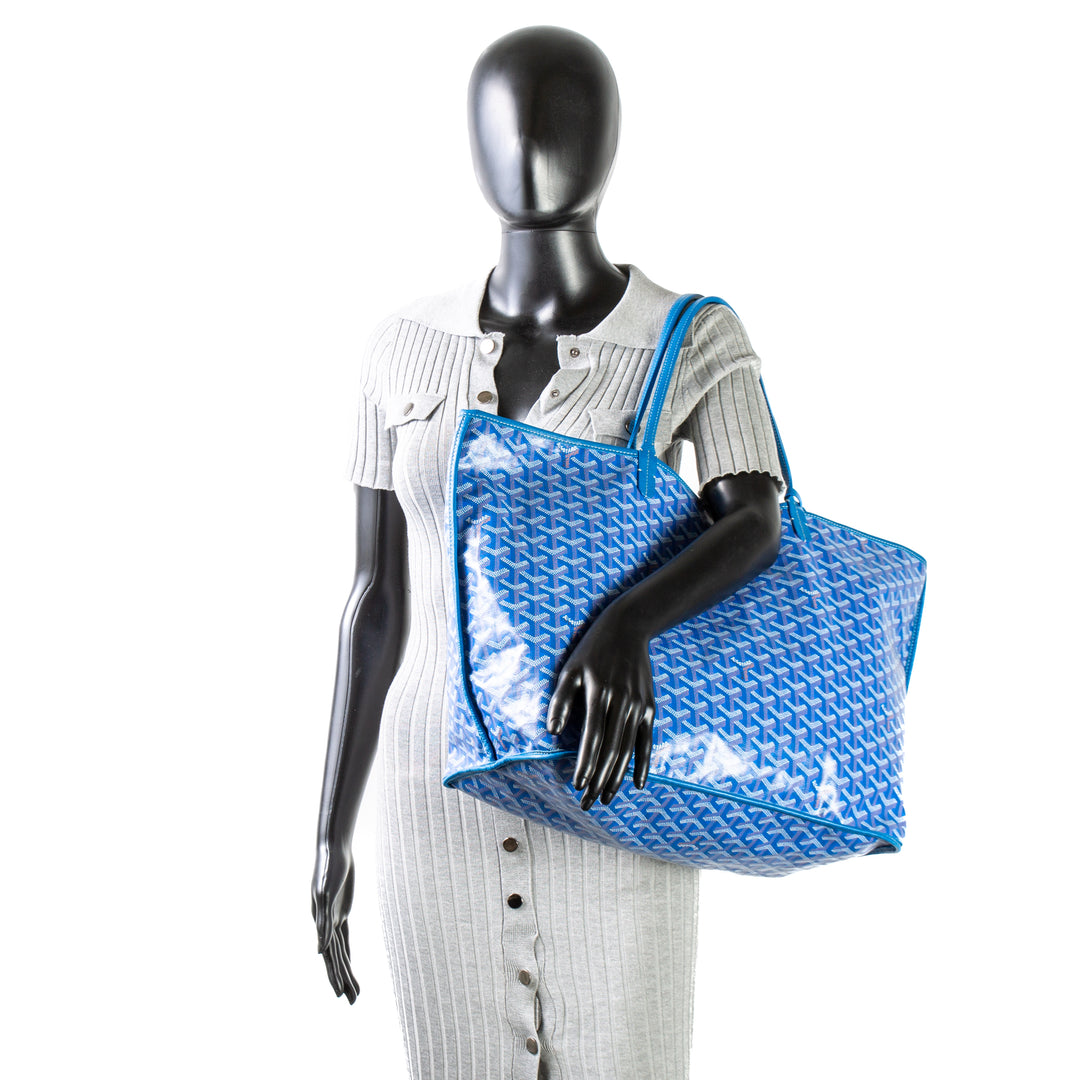 Goyard reversible anjou gm con bolsa - azul