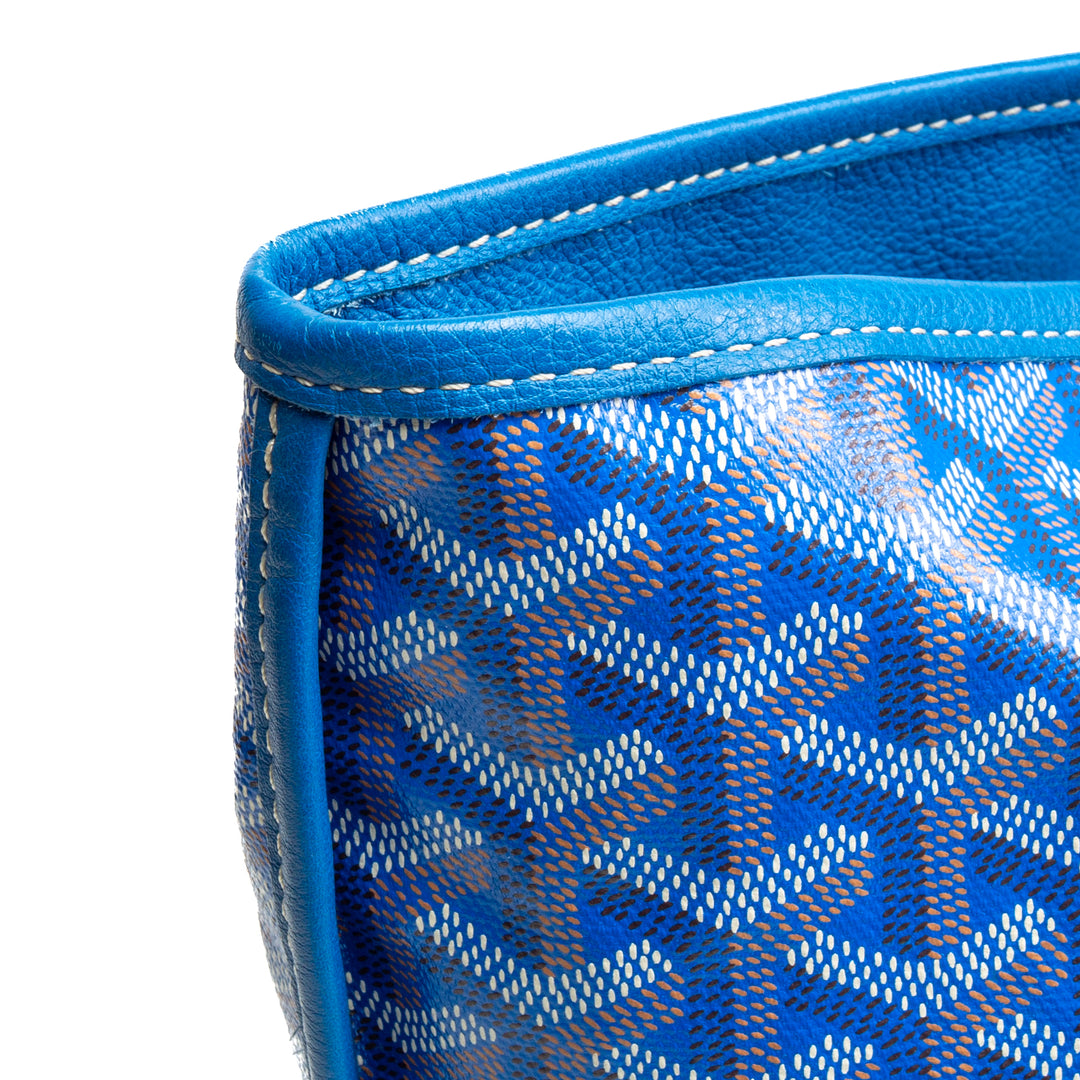 Goyard reversible anjou gm con bolsa - azul