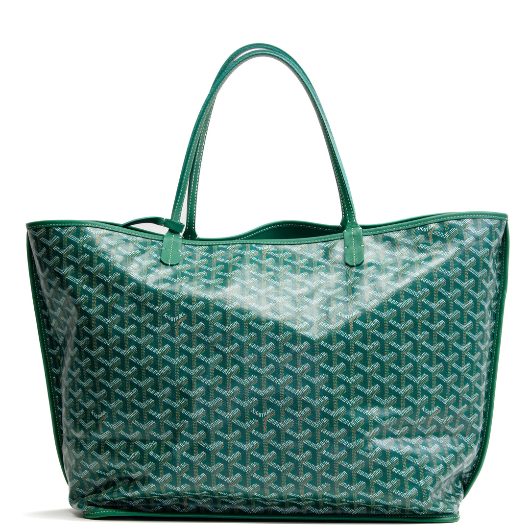 GOYARD Goyardine Reversible Anjou GM w/ pouch - Green