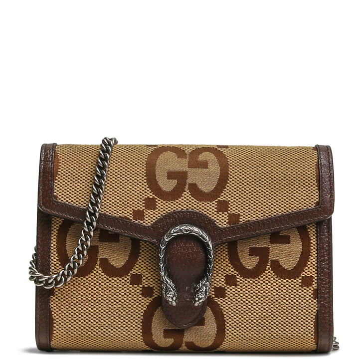 Gucci Jumbo Dionysus GG Supreme Chain Ballet - Beige