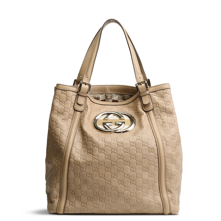 Gucci Britt Gran Tote - beige