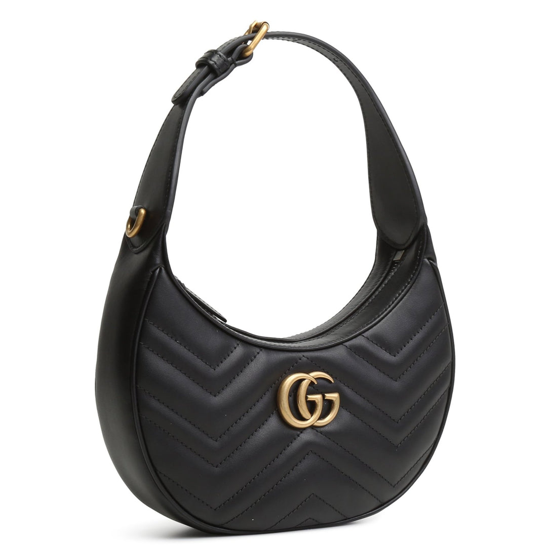 Gucci Marmont Half Moon Hobo - Negro