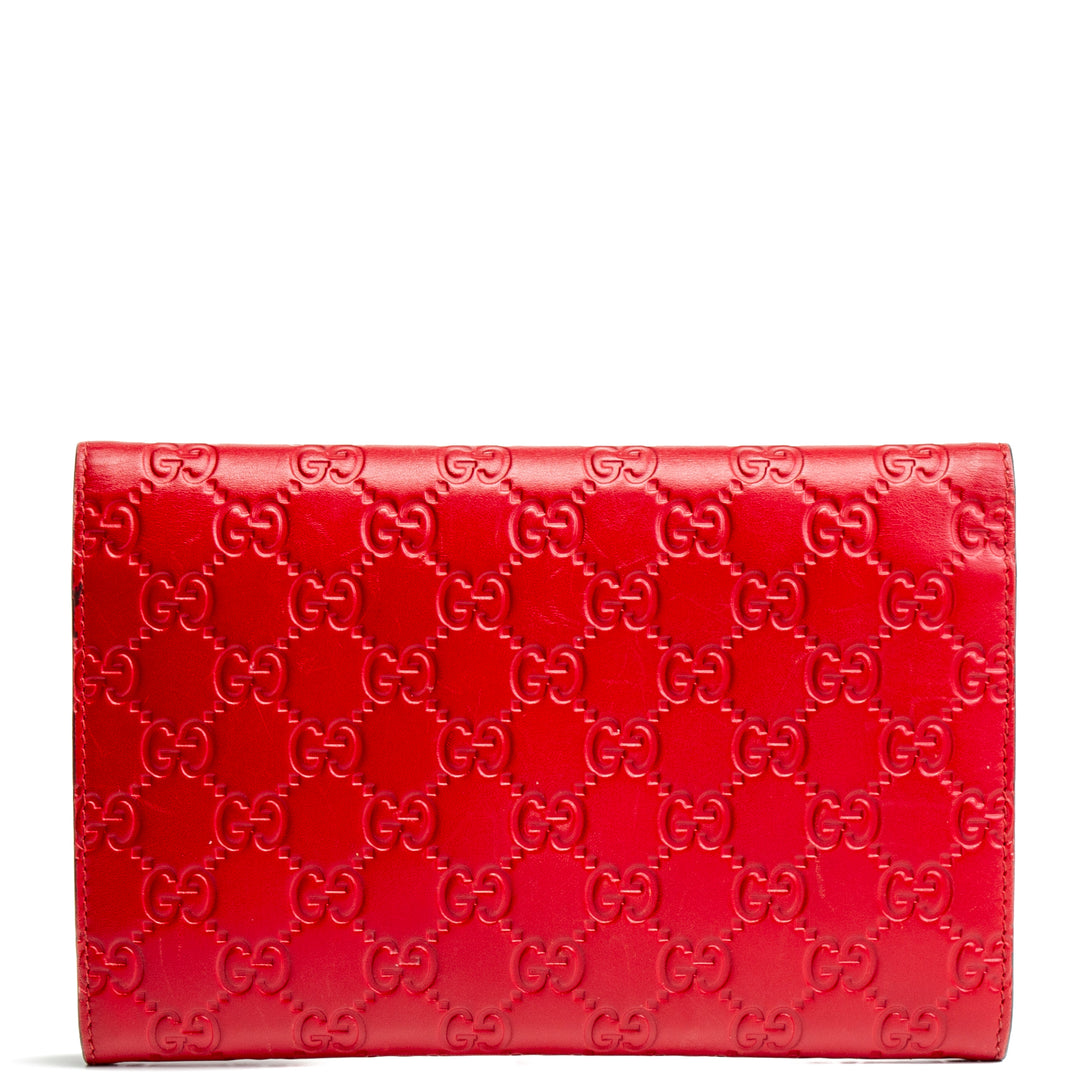 Gucci Guccissima LLACK BRUTCH BLUTCE - Venta final de salida roja