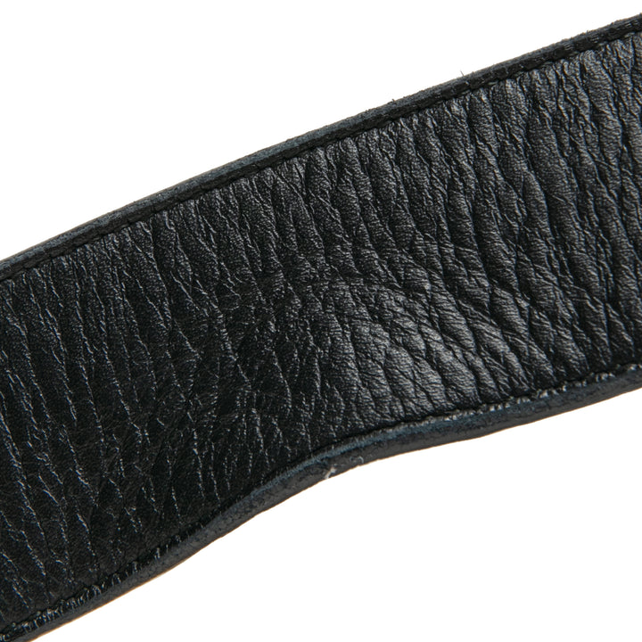 Cinturón Marmont de cuero Gucci - negro