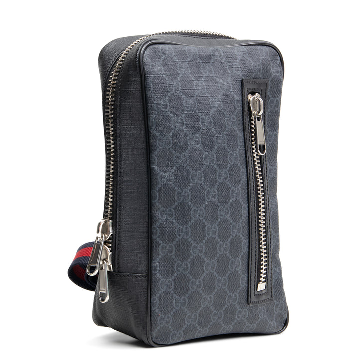 Gucci GG Supreme Soft Sling - Black Outlet Sale Venta