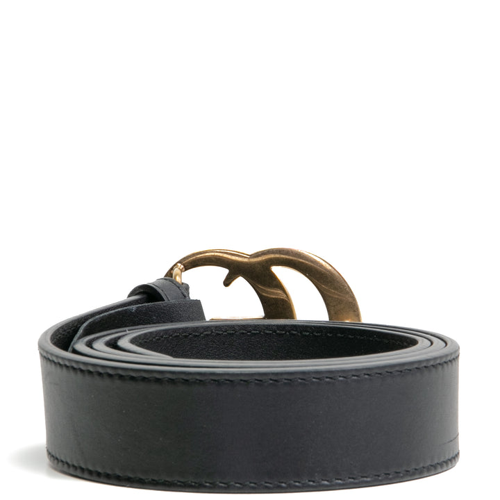 Gucci GG Belry Marmont Belt - Negro