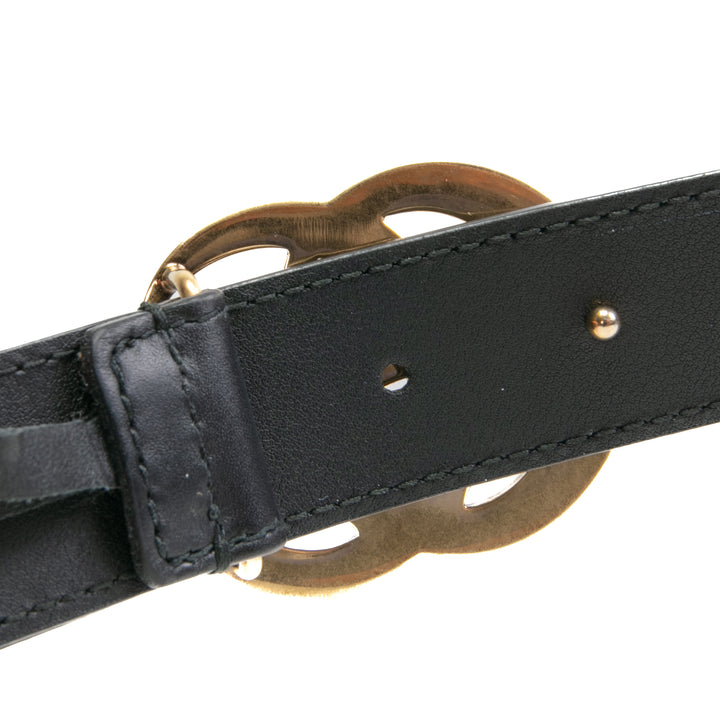 Gucci GG Belry Marmont Belt - Negro