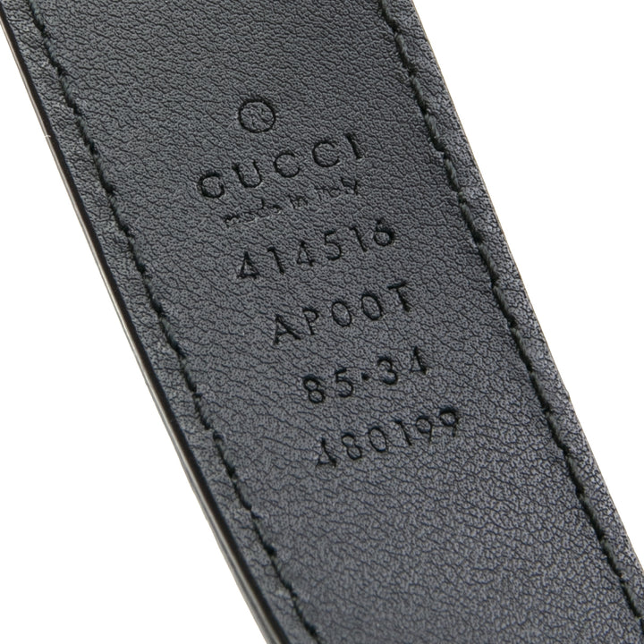 Gucci GG Belry Marmont Belt - Negro