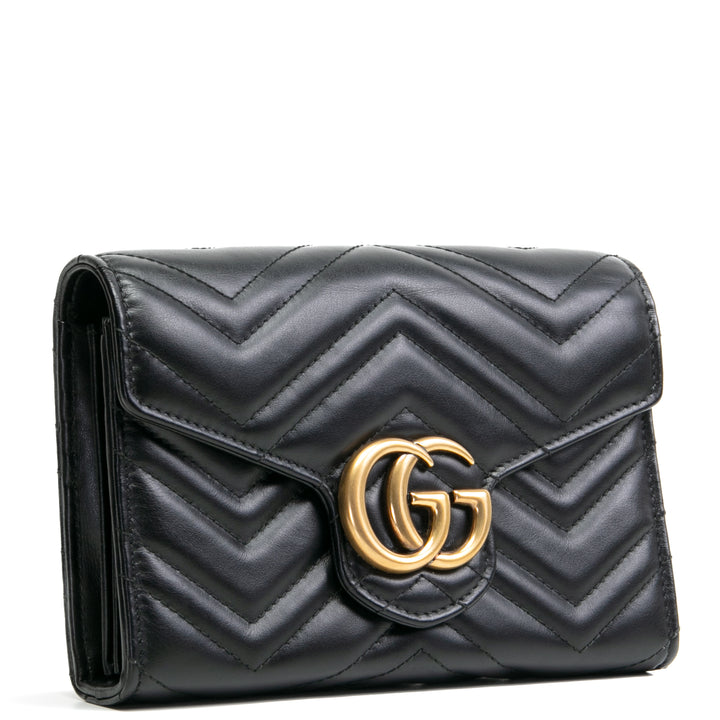 Gucci GG Marmont Chain Billet - Negro