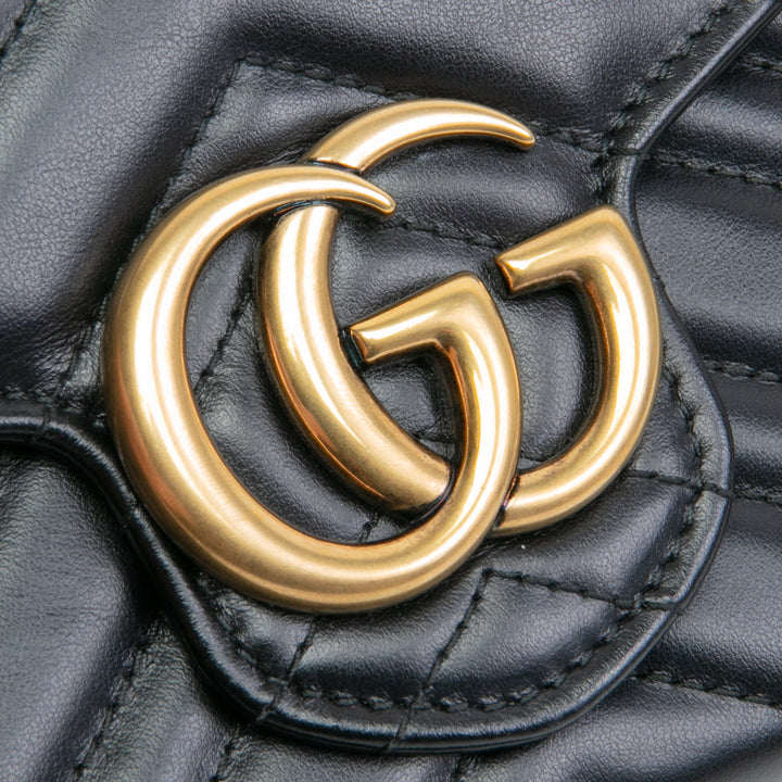 Gucci GG Marmont Chain Billet - Negro