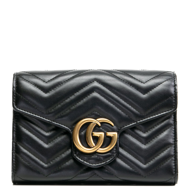 Gucci GG Marmont Chain Billet - Negro