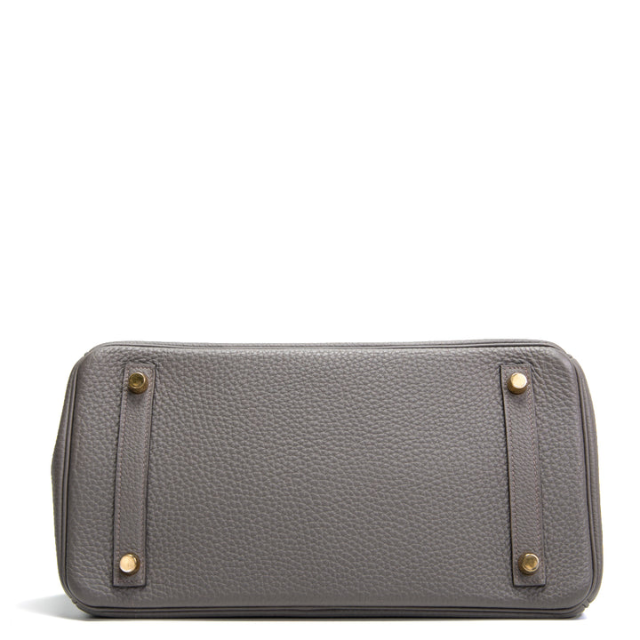 Hermes Togo Birkin 30 - Gris Asphalta (gris)