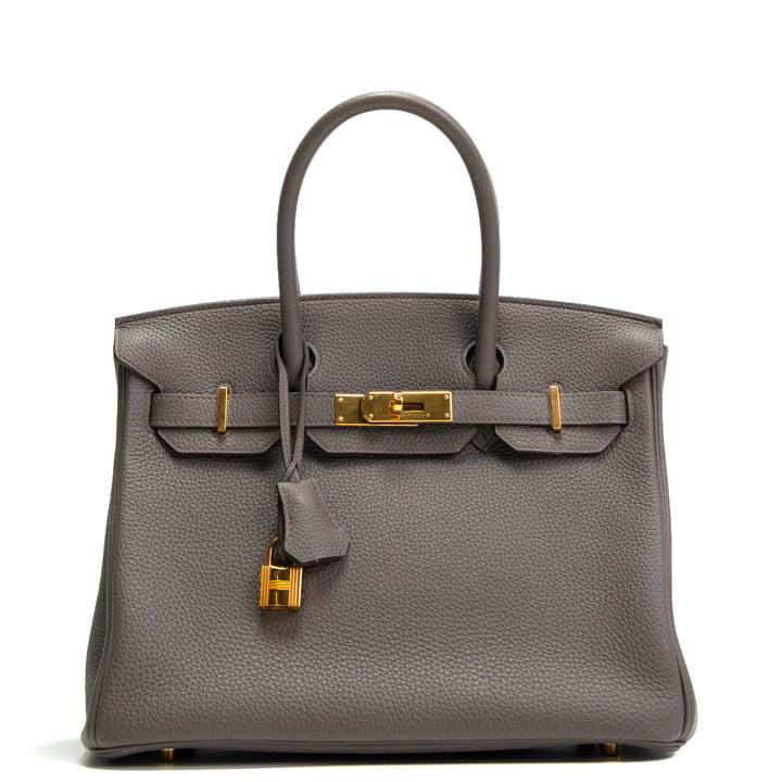 Hermes Togo Birkin 30 - Gris Asphalta (gris)