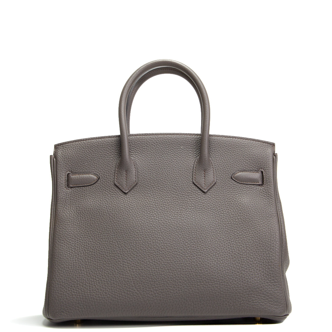 Hermes Togo Birkin 30 - Gris Asphalta (gris)