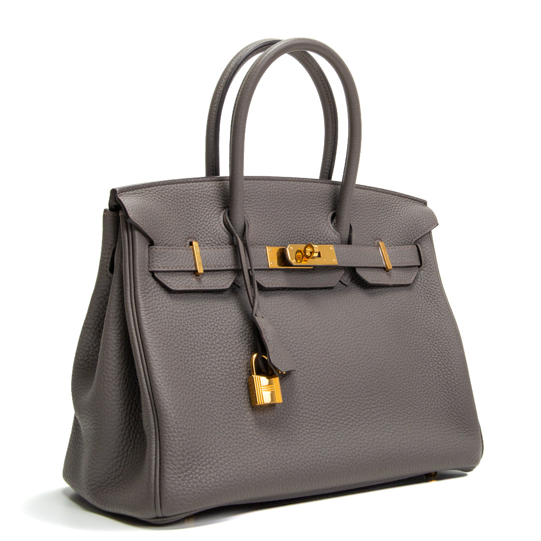 Hermes Togo Birkin 30 - Gris Asphalta (gris)