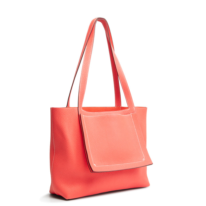 Hermes Clemence Cabasellier 31 - Rose Texas (coral)