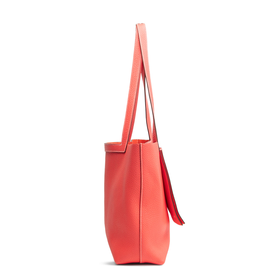 Hermes Clemence Cabasellier 31 - Rose Texas (coral)