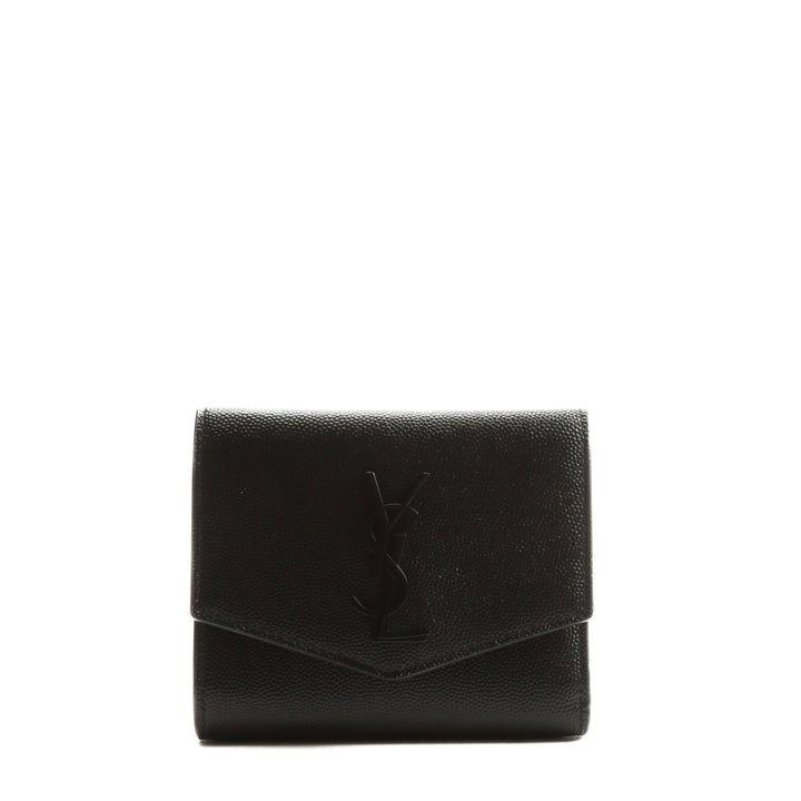 Saint Laurent Uptown Compact Billet - Negro