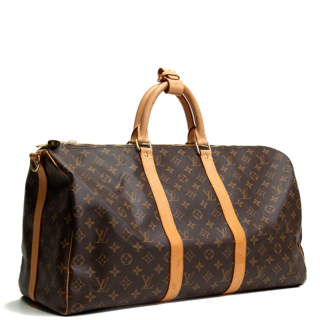 Louis Vuitton Monogram Keepall 50 Bandouliere