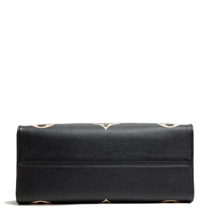 Louis Vuitton Monogram Empreinte Bicolor Onthego MM - Negro/Beige