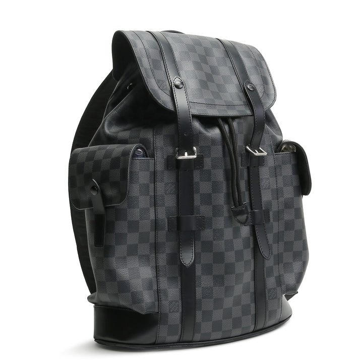 Louis Vuitton Damier Graphite Christopher Backpack MM